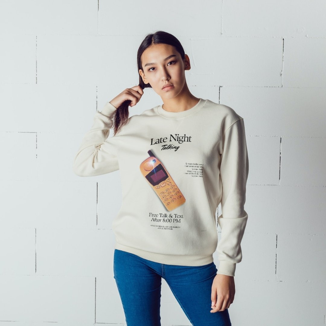 Late Night Talking Unisex Sweatshirt - M A D S W O R L D S H O P