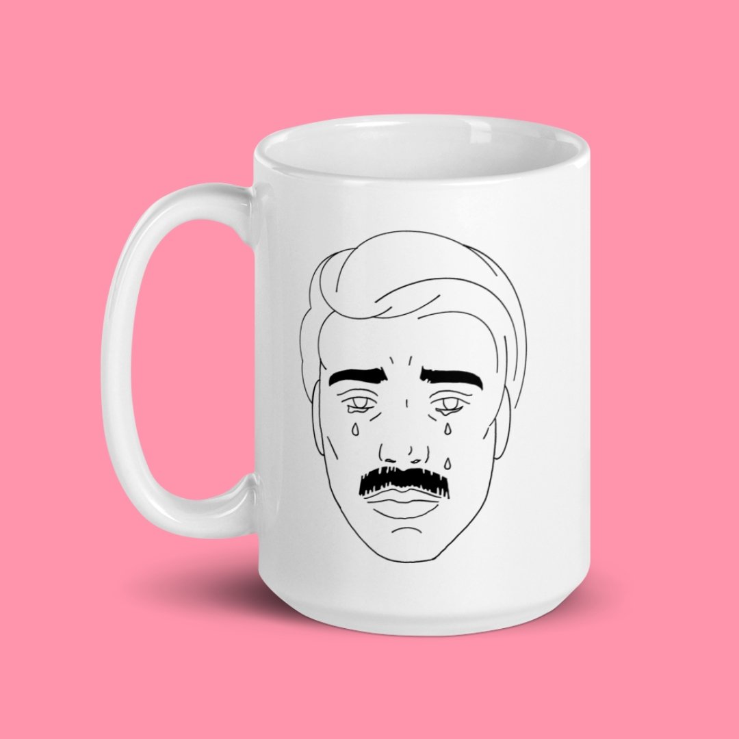 Satire Man Tears Mug m a d s w o r l d