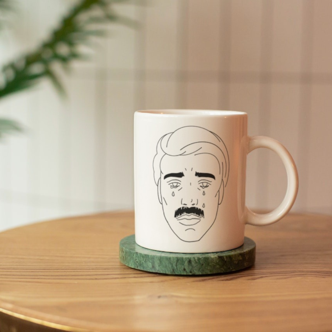 Crying Man Tears Mug