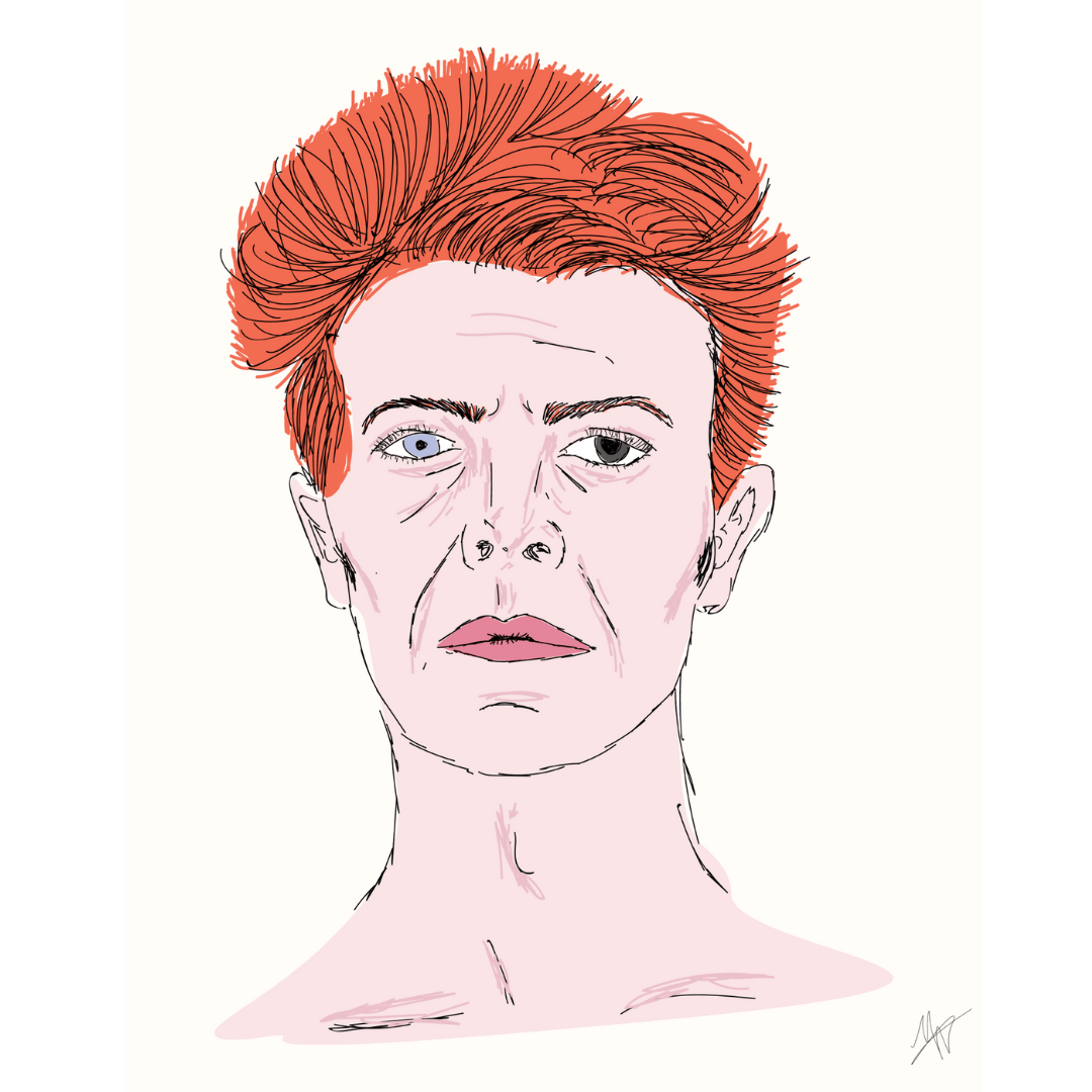 The Starman Portrait Digital Art Print