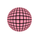 Madsworld logo is a pink globe with black gridlines