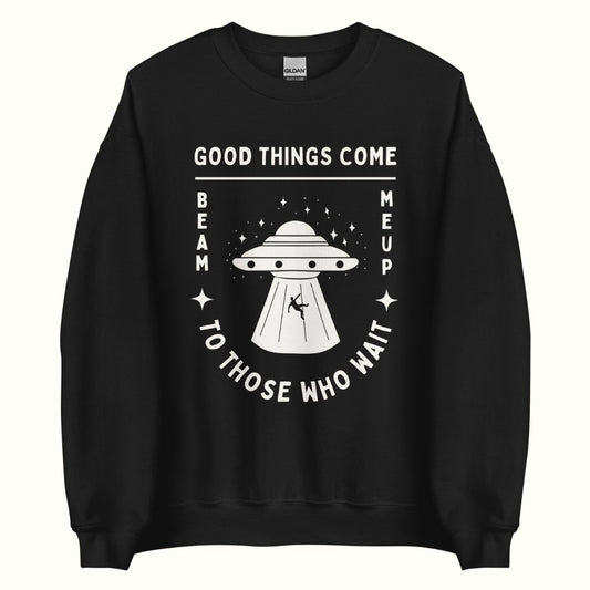 Alien Abduction Unisex Sweatshirt - M A D S W O R L D S H O P