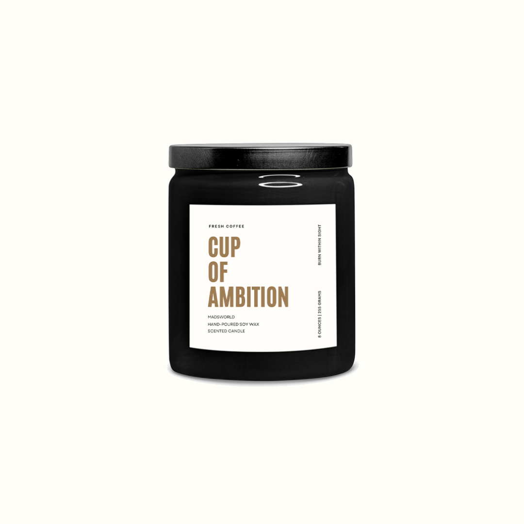 Cup of Ambition - Coffee Scented Ceramic Candle