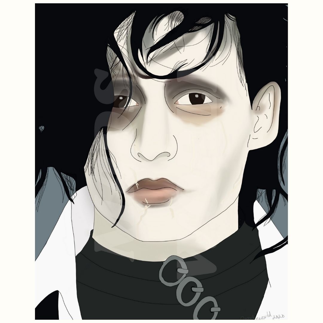 Edward Scissorhands Digital Art Print Prints Madsworld Shop   