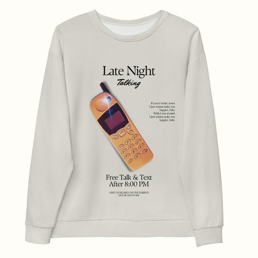 Late Night Talking Unisex Sweatshirt - M A D S W O R L D S H O P