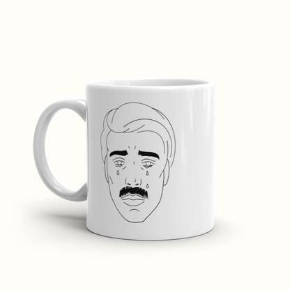 Satire Man Tears Mug  m a d s w o r l d 11 oz  