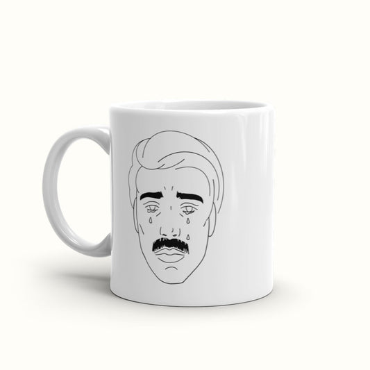 Satire Man Tears Mug  m a d s w o r l d 11 oz  