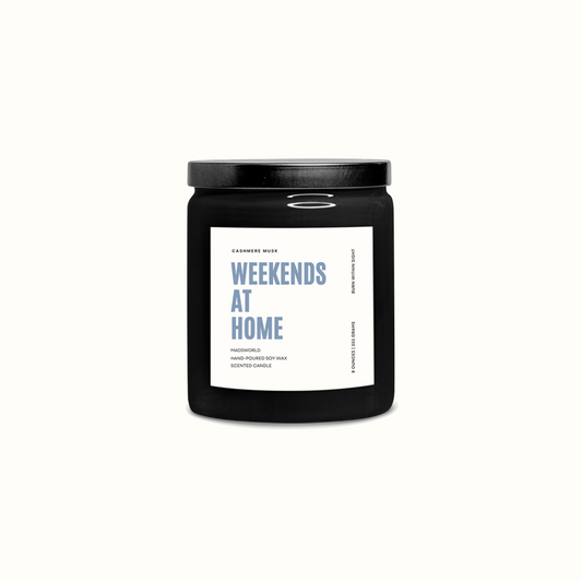 Weekends At Home - Cashmere Musk Scented Candle
